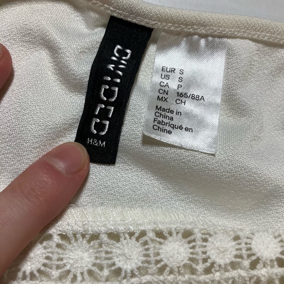 White sleeveless bodysuit - Picture 5 of 8